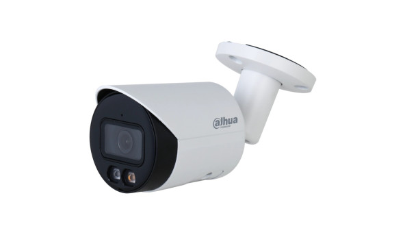 IP-відеокамера вулична Dahua DH-IPC-HFW2449S-S-IL (2.8) з подвійною підсвіткою White