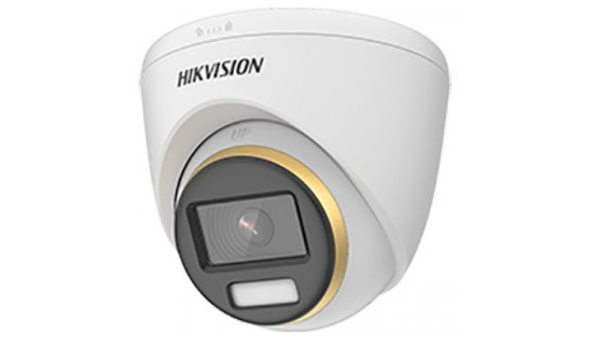 HD-TVI відеокамера купольна Hikvision DS-2CE72DF3T-F (3.6 мм) White