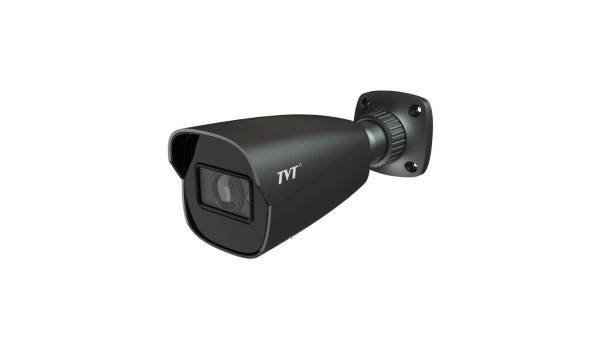 IP-відеокамера 5MP TVT TD-9452S4 (D/PE/AR3) Black f=2.8mm з мікрофоном (77-00311)