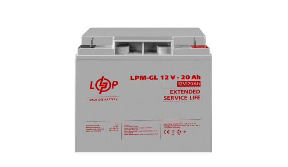 Акумулятор гелевий LPM-GL 12V - 20 Ah - 578956