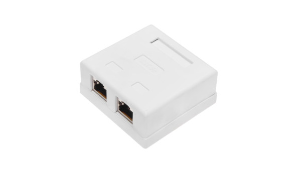 Розетка RJ-45 2-порта кат.5е FTP LP-214