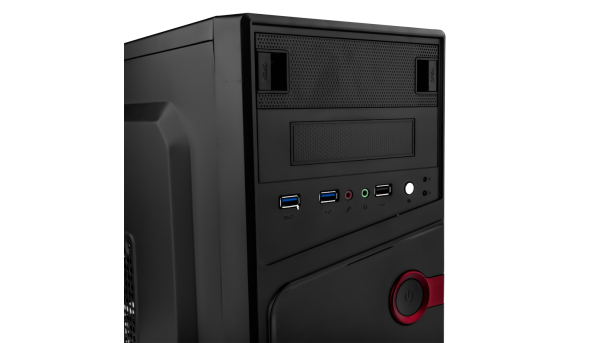Корпус LP 6104 - 550w 12cm MATX, 2xUSB3.0+1xUSB2.0 - 579011