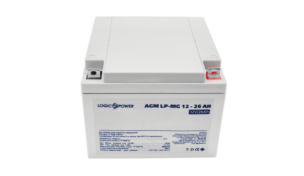 Аккумулятор мультигелевый LP-MG 12V - 26 Ah Silver - 579055