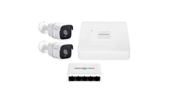 Комплект відеоспостереження на 2 камери GV-IP-K-W68/02 4MP (Lite) - 579067