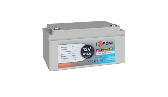 Аккумулятор гелевый LPN-GL 12V - 65 Ah - 579099