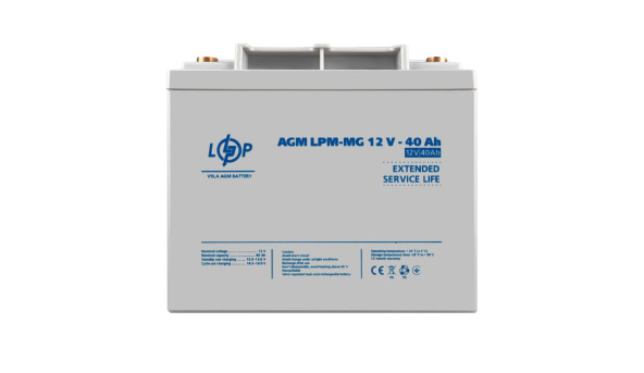 Аккумулятор мультигелевый LPM-MG 12V - 40 Ah