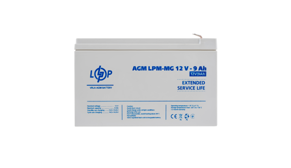 Аккумулятор мультигелевый LPM-MG 12V - 9 Ah - 579140