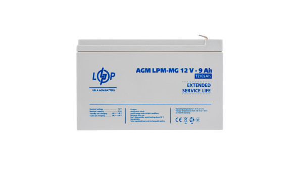 Аккумулятор мультигелевый LPM-MG 12V - 9 Ah - 579140