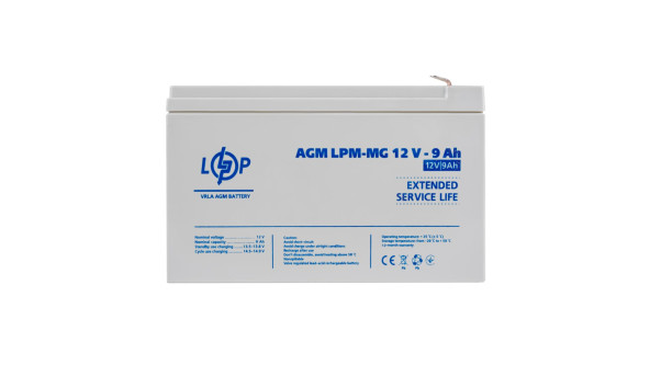 Аккумулятор мультигелевый LPM-MG 12V - 9 Ah - 579140