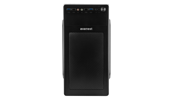 Корпус Everest 6116 - 500w 12cm MATX, 2xUSB3.0+2xUSB2.0 - 579198