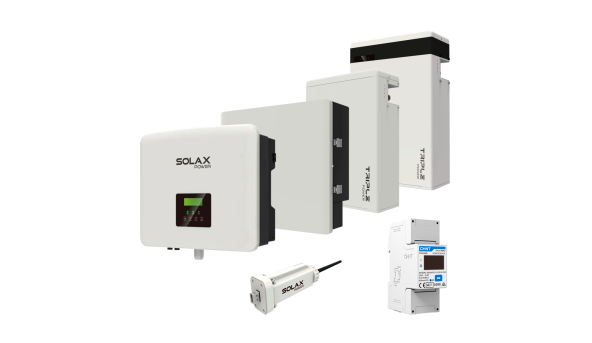 Комплект Solax 2.1: Однофазний гібридний інвертор на 5 кВт, з АКБ на 11,6 кВт*год