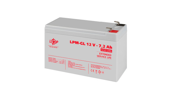 Акумулятор гелевий LPM-GL 12V - 7.2 Ah - 579306
