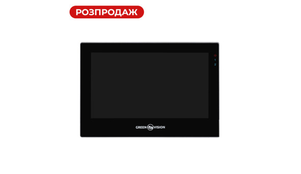 Кольоровий Wi-Fi AHD відеодомофон GV-060-AHD-M-VD7SD Black - 579314