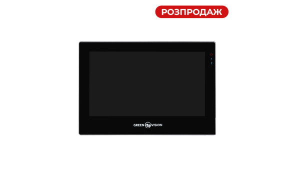 Кольоровий Wi-Fi AHD відеодомофон GV-060-AHD-M-VD7SD Black - 579314