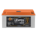 Акумулятор LP LiFePO4 25,6V - 50 Ah (1280Wh) (BMS 80A/40A) пластик LCD