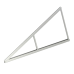 Алюминиевый треугольник Тип 3 фиксированный 30°