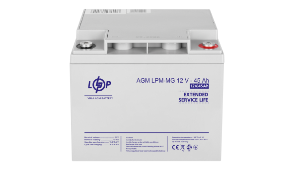 Акумулятор мультигелевий LPM-MG 12V - 45 Ah - 579379