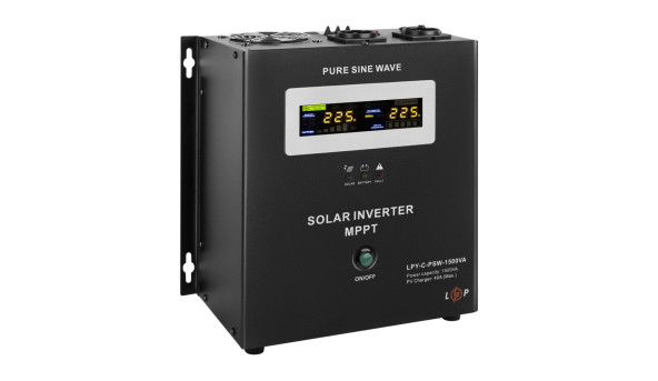 Сонячний інвертор (ДБЖ) LogicPower LPY-С-PSW-1500VA (1050Вт) MPPT 24V - 579398