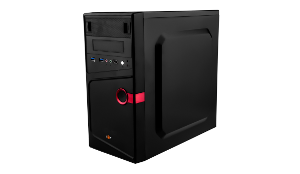 Корпус LP 6104 - 450w 12cm MATX, 2xUSB3.0+1xUSB2.0 - 579424