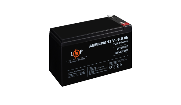 Акумулятор AGM LPM 12V - 9 Ah - 579476