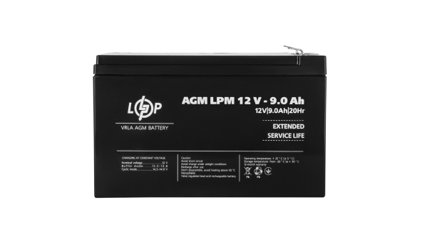 Акумулятор AGM LPM 12V - 9 Ah - 579476