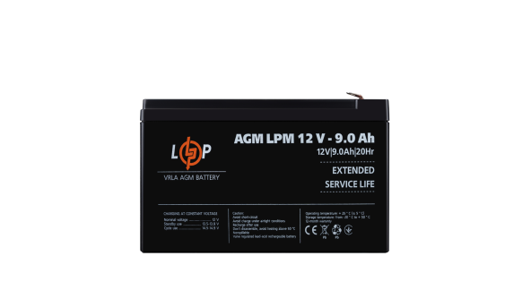 Аккумулятор AGM LPM 12V - 9 Ah