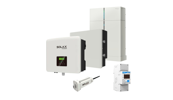 Комплект Solax 4.1: Однофазный гибридный инвертор на 5 кВт с АКБ на 3,1 кВт*ч