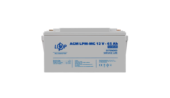 Аккумулятор мультигелевый LPM-MG 12V - 65 Ah