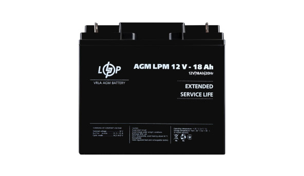 Аккумулятор AGM LPM 12V - 18 Ah