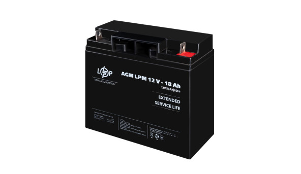 Акумулятор AGM LPM 12V - 18 Ah - 579506