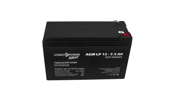 Аккумулятор AGM LP 12V - 7.5 Ah Silver - 579567
