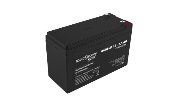 Аккумулятор AGM LP 12V - 7.5 Ah Silver