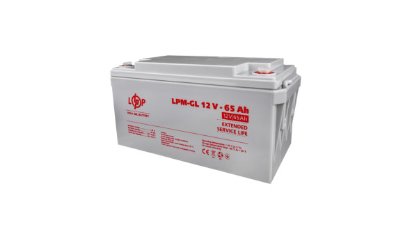 Акумулятор гелевий LPM-GL 12V - 65 Ah - 579578
