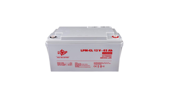 Акумулятор гелевий LPM-GL 12V - 65 Ah - 579578