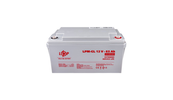 Акумулятор гелевий LPM-GL 12V - 65 Ah - 579578