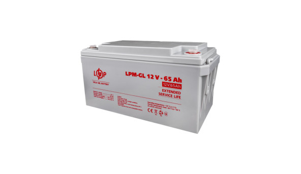 Акумулятор гелевий LPM-GL 12V - 65 Ah - 579578