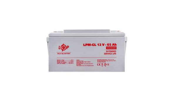 Акумулятор гелевий LPM-GL 12V - 65 Ah - 579578