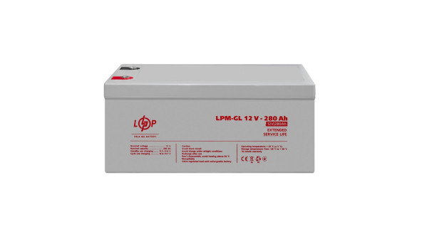 Аккумулятор гелевый LPM-GL 12V - 280 Ah - 579579