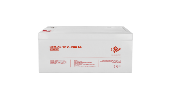 Аккумулятор гелевый LPM-GL 12V - 280 Ah - 579579