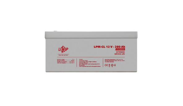 Аккумулятор гелевый LPM-GL 12V - 280 Ah
