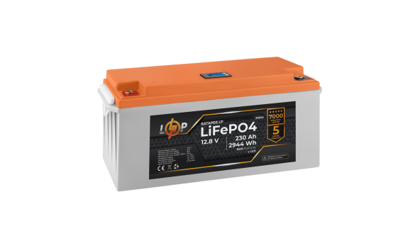 Аккумулятор LP LiFePO4 12V (12,8) - 230 Ah (2944Wh) (BMS 80A/40A) пластик - 579602