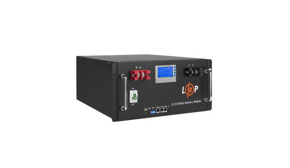 Акумулятор LP LiFePO4 48V (51,2V) - 100 Ah (5120Wh) (Smart BMS 100A) з LCD RM - 579608