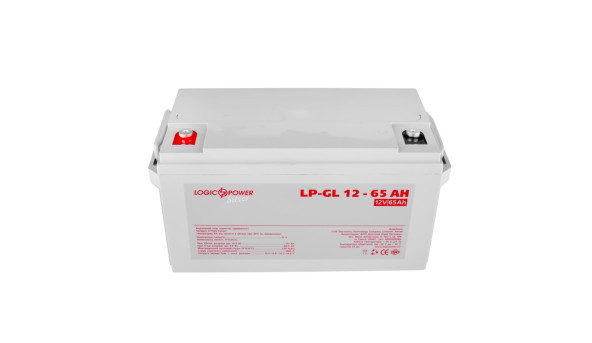 Акумулятор гелевий LP-GL 12V - 65 Ah Silver - 579612