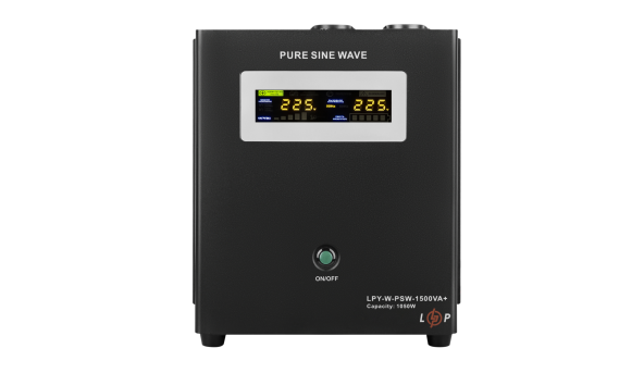 Комплект резервного живлення LP (LogicPower) ДБЖ + гелева батарея (UPS W1500 + АКБ GL 2400W)