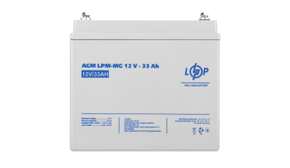 Акумулятор мультигелевий LPM-MG 12V - 33 Ah - 579673
