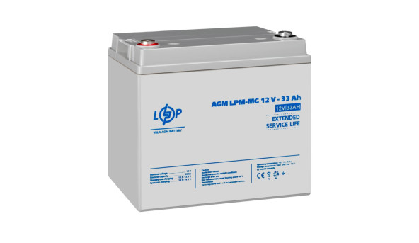 Акумулятор мультигелевий LPM-MG 12V - 33 Ah - 579673