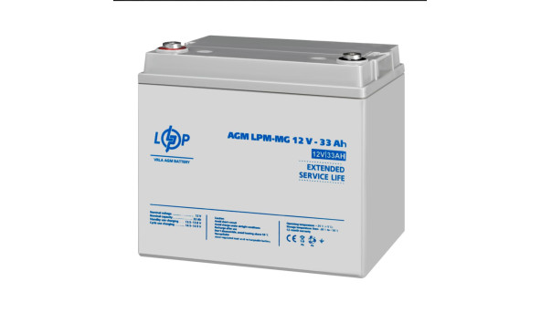 Акумулятор мультигелевий LPM-MG 12V - 33 Ah - 579673