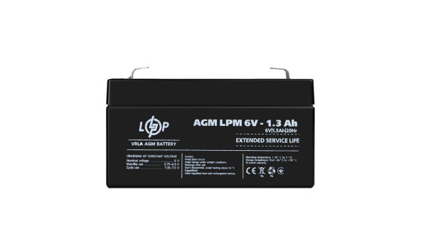 Аккумулятор AGM LPM 6V - 1.3 Ah - 579696