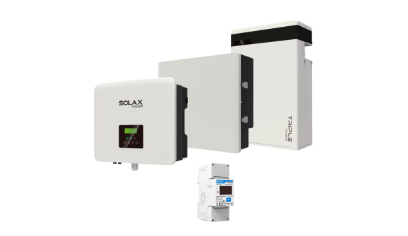 Комплект Solax 1.3: Однофазний гібридний інвертор на 7,5 кВт, з АКБ на 5,8 кВт*год