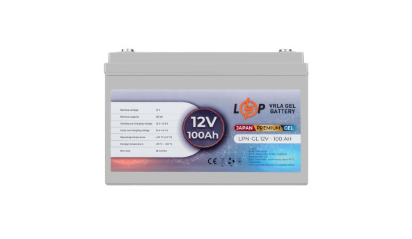 Аккумулятор гелевый LPN-GL 12V - 100 Ah
